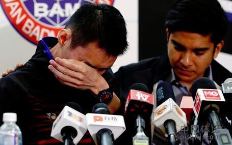 在癌症之战后，李宗伟的眼泪就会消失 中网体坛,oubili.com