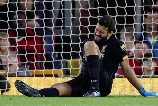 Jurgen Klopp说，利物浦门将Alisson排除了'未来几周' 中网体坛,oubili.com
