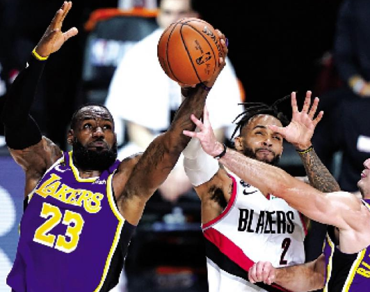 湖人连赢两场反先拓荒者：勒邦占士又成湖人赢波功臣 中网体坛,oubili.com