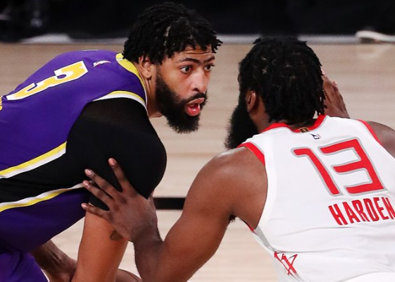 湖人队的安东尼·戴维斯认为，詹姆斯·哈登交易后，篮网是东部会议的“最爱” 中网体坛,oubili.com