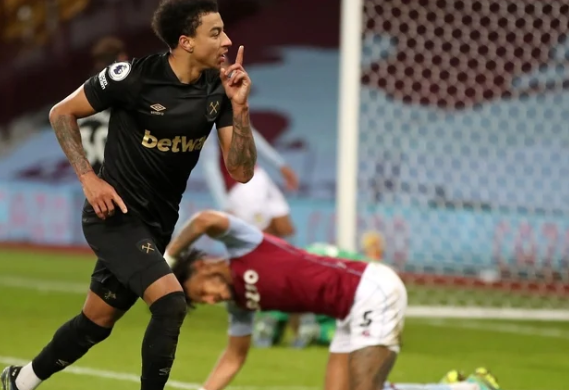 杰西·林加德（Jesse Lingard）在梦West以求的西汉姆联队首秀对阵阿斯顿维拉 中网体坛,oubili.com